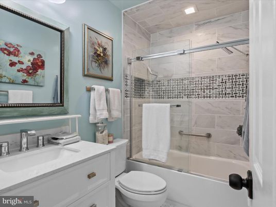 Bathroom, Glass Shower, Interior, Marble Walls