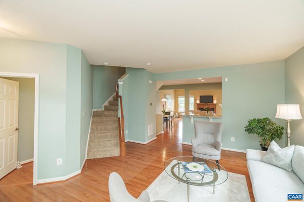 Interior, Kitchen, Living room, Pendant Lights, Recessed Lighting, Wood Texture Flooring