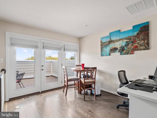 Home Office, Interior, Wood Texture Flooring