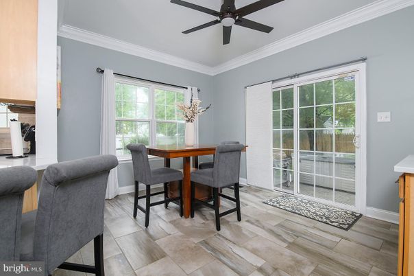 Dining room, Interior, Wood Texture Flooring