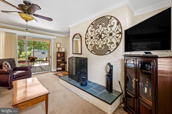 Fireplace, Interior, Stone Walls