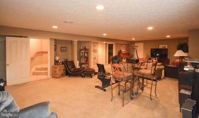 Interior, Living room, Recessed Lighting