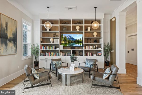 Interior, Living room, Pendant Lights, Wood Texture Flooring
