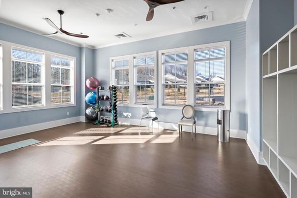 Fitness Equipment, Interior, Wood Texture Flooring