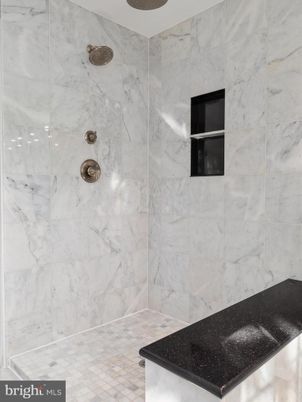 Bathroom, Interior, Marble Walls
