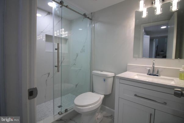 Bathroom, Glass Shower, Interior, Marble, Marble Walls