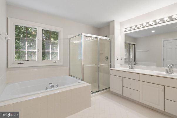 Bathroom, Dual Sink Vanities, Glass Shower, Interior