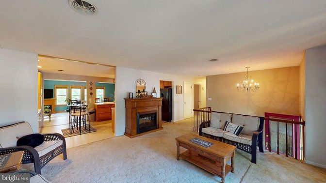 Chandelier, Dining room, Fireplace, Interior, Living room