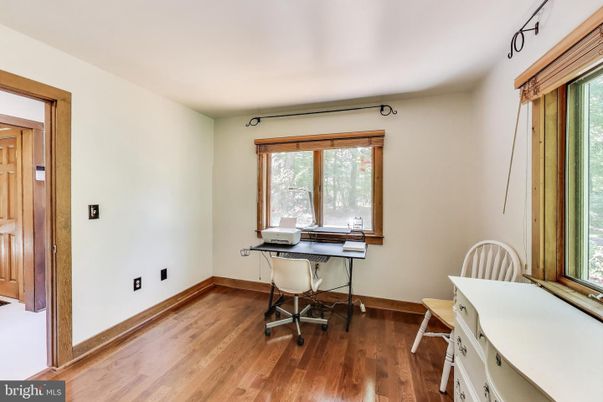 Home Office, Interior, Wood Texture Flooring