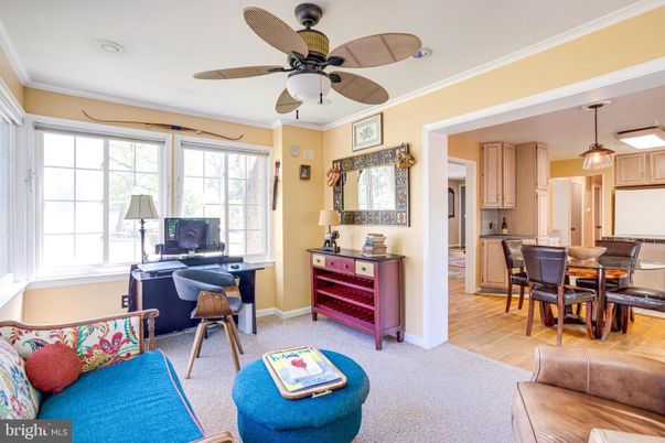 Dining room, Interior, Living room, Pendant Lights, Wood Texture Flooring