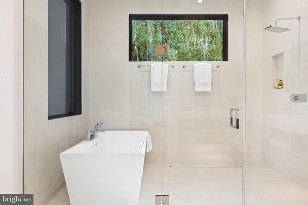 Bathroom, Free Standing Baths, Glass Shower, Interior