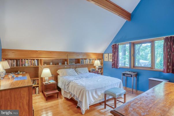 Bedroom, Interior, Wooden Beams, Wood Texture Flooring