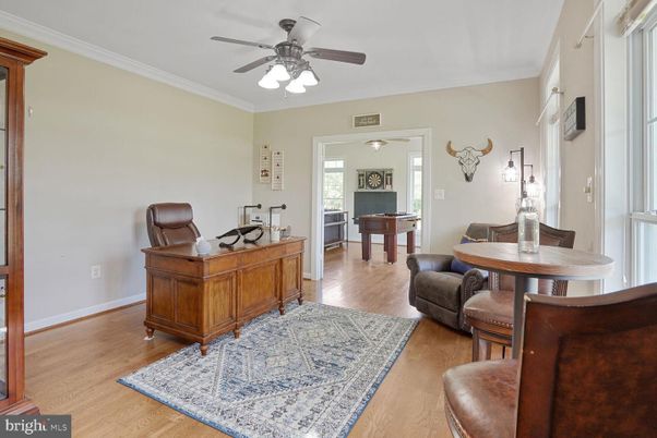 Home Office, Interior, Wood Texture Flooring