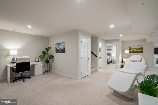 Home Office, Interior, Recessed Lighting