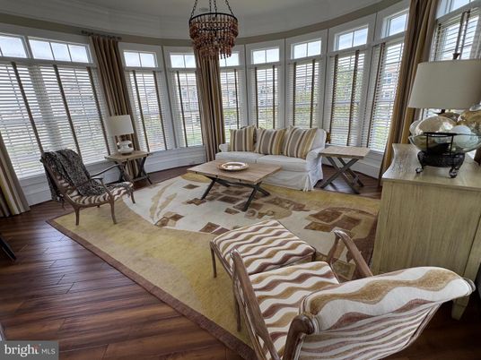 Chandelier, Interior, Living room, Wood Texture Flooring