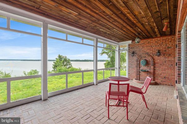 Interior, Stone Walls, Sun Room, Water, Wooden Ceilings