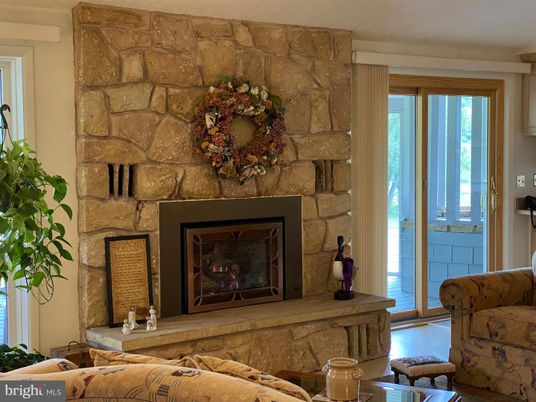 Fireplace, Interior, Stone Walls