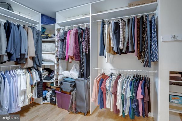 Interior, Walk-in Closets, Wood Texture Flooring
