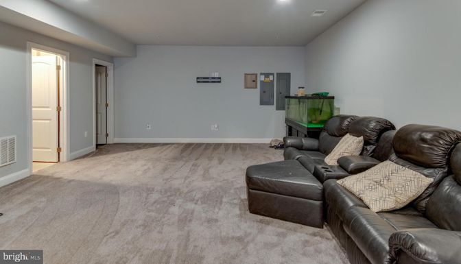 Interior, Living room, Recessed Lighting