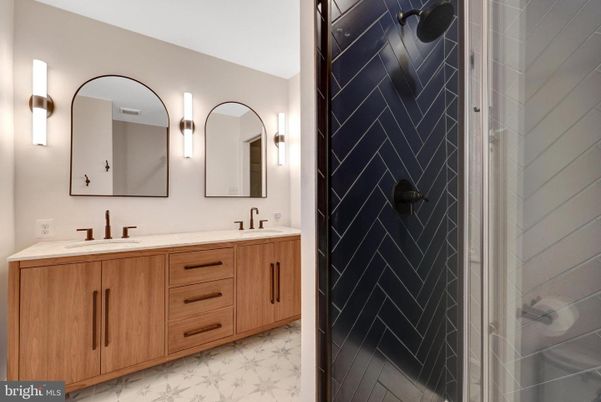 Bathroom, Dual Sink Vanities, Interior, Marble