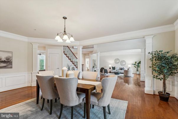 Chandelier, Dining room, Interior, Living room, Wood Texture Flooring