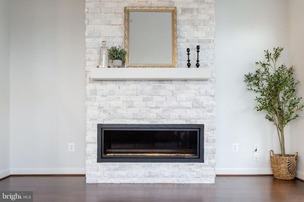 Fireplace, Interior, Stone Walls, Wood Texture Flooring