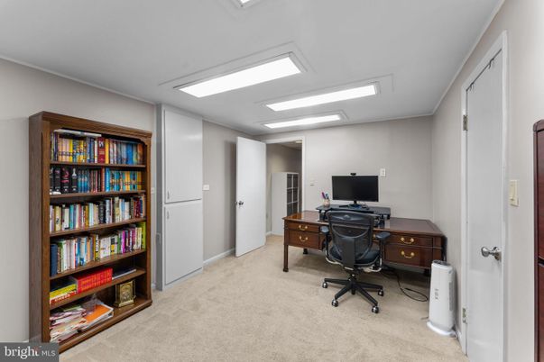 Home Office, Interior, Recessed Lighting