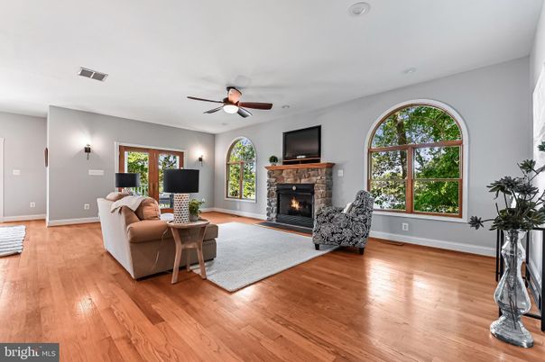 Fireplace, Interior, Living room, Wood Texture Flooring