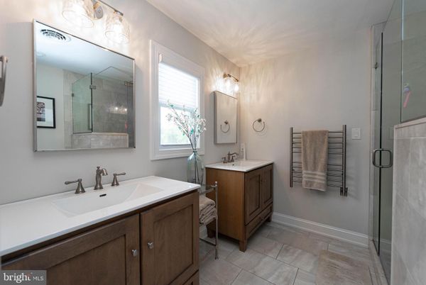 Bathroom, Dual Sink Vanities, Glass Shower, Interior