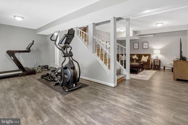 Fitness Equipment, Interior, Wood Texture Flooring