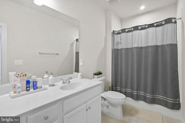 Bathroom, Interior, Recessed Lighting, Wood Texture Flooring