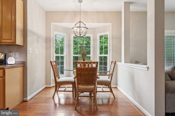 Chandelier, Dining room, Interior, Pendant Lights, Wood Texture Flooring