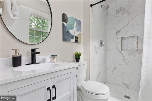 Bathroom, Interior, Marble Walls