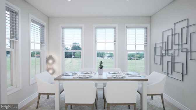 Dining room, Interior, Recessed Lighting