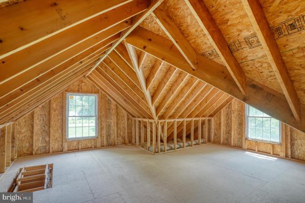 Empty room, Interior, Wooden Beams, Wooden Ceilings, Wooden Walls