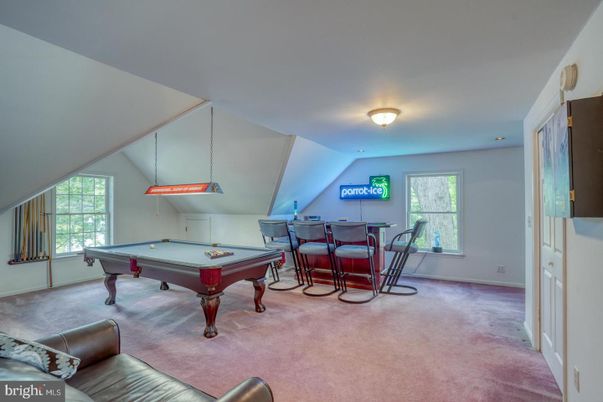 Billiard Table, Game Room, Interior