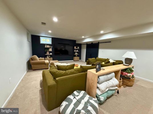 Interior, Living room, Recessed Lighting