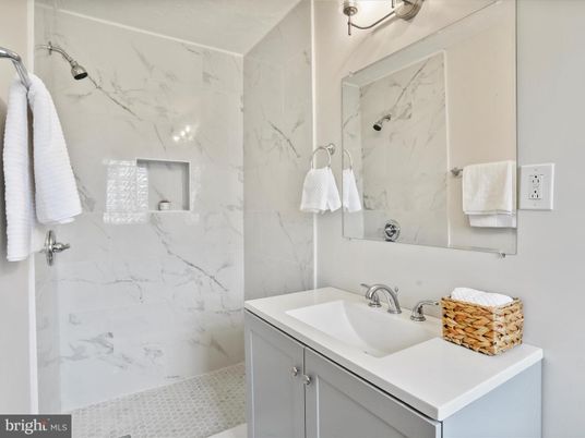 Bathroom, Interior, Marble Walls