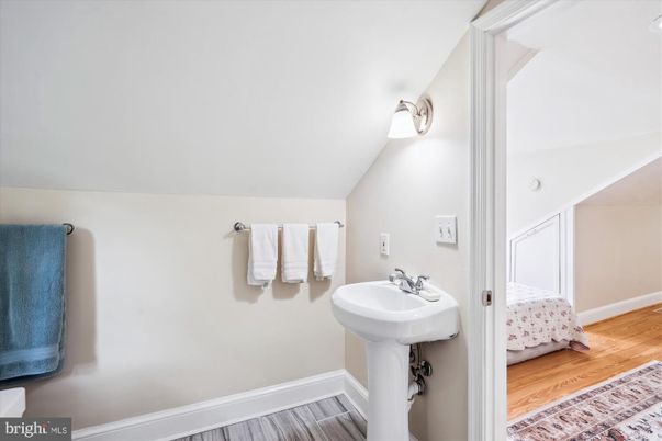 Bathroom, Interior, Wood Texture Flooring
