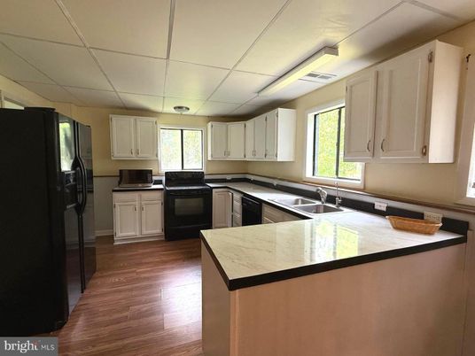 Interior, Kitchen, Wood Texture Flooring