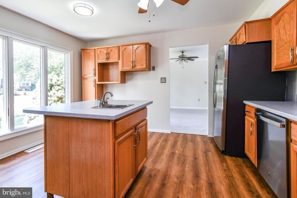 Interior, Kitchen, Wood Texture Flooring