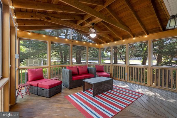 Interior, Sun Room, Wooden Beams, Wooden Ceilings, Wood Texture Flooring