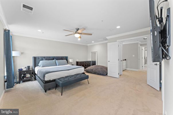 Bedroom, Interior, Recessed Lighting