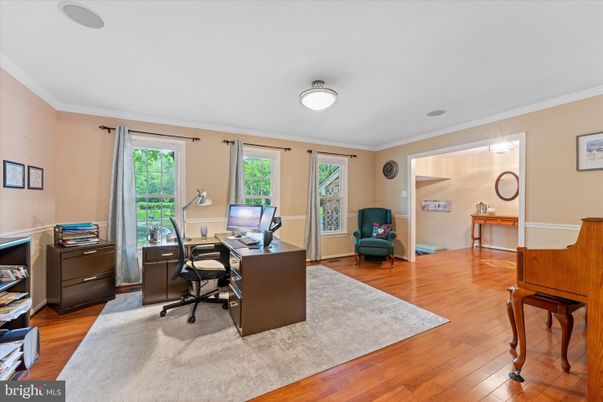 Home Office, Interior, Wood Texture Flooring