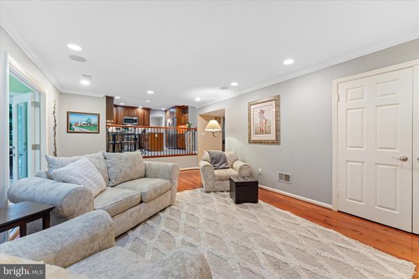 Interior, Kitchen, Living room, Recessed Lighting, Stainless Steel Appliances, Wood Texture Flooring