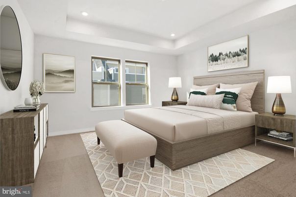 Bedroom, Interior, Recessed Lighting