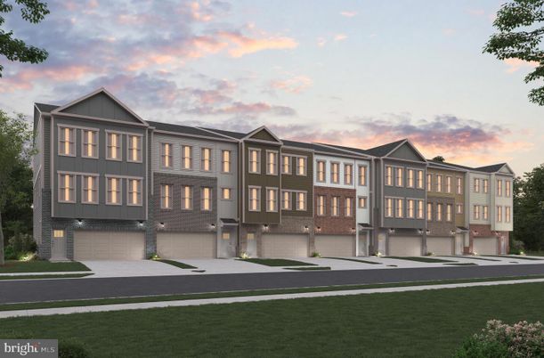 Attached, Exterior, Facade, Rowhouse