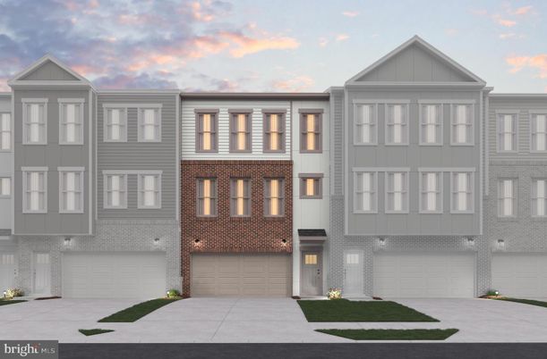 Attached, Exterior, Facade, Brick Facade, Rowhouse