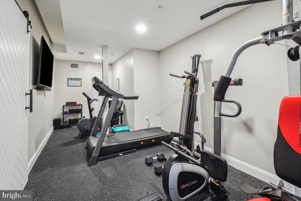 Fitness Equipment, Interior, Recessed Lighting