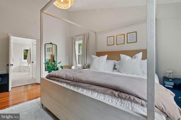 Bedroom, Chandelier, Interior, Wood Texture Flooring